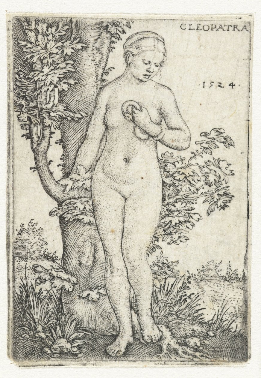 Tod der Kleopatra mit Schlange bei einem Feigenbaum Kleopatra von Barthel Beham
