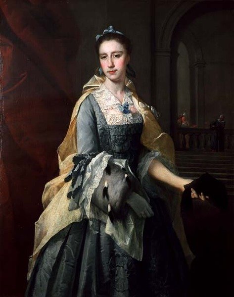Porträt von Catherine Havers von Barthelemy (attr. to) Du Pan