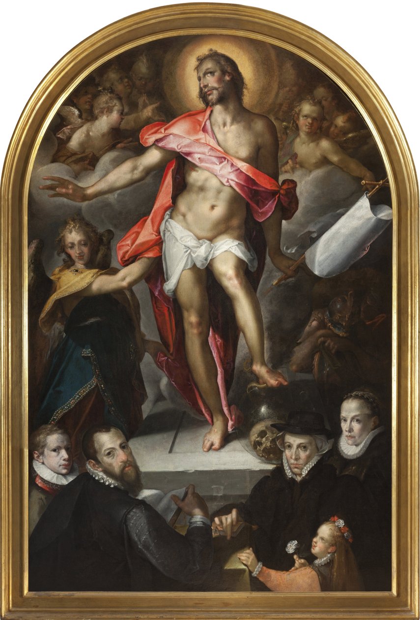 Epitaph des Goldschmieds Nicolas Müller aus Prag von Bartholomaeus Spranger