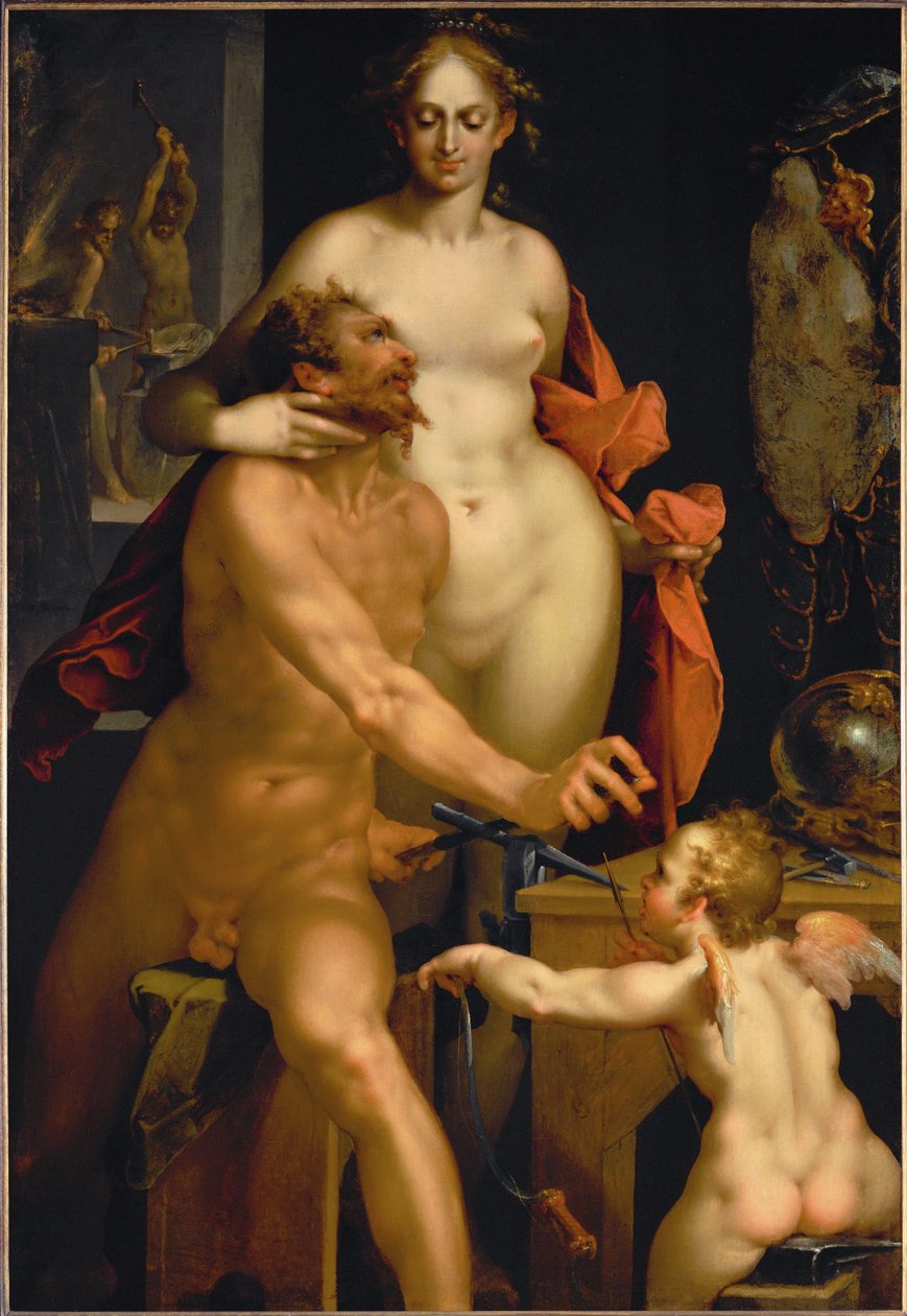 Venus in Vulkans Schmiede von Bartholomaeus Spranger