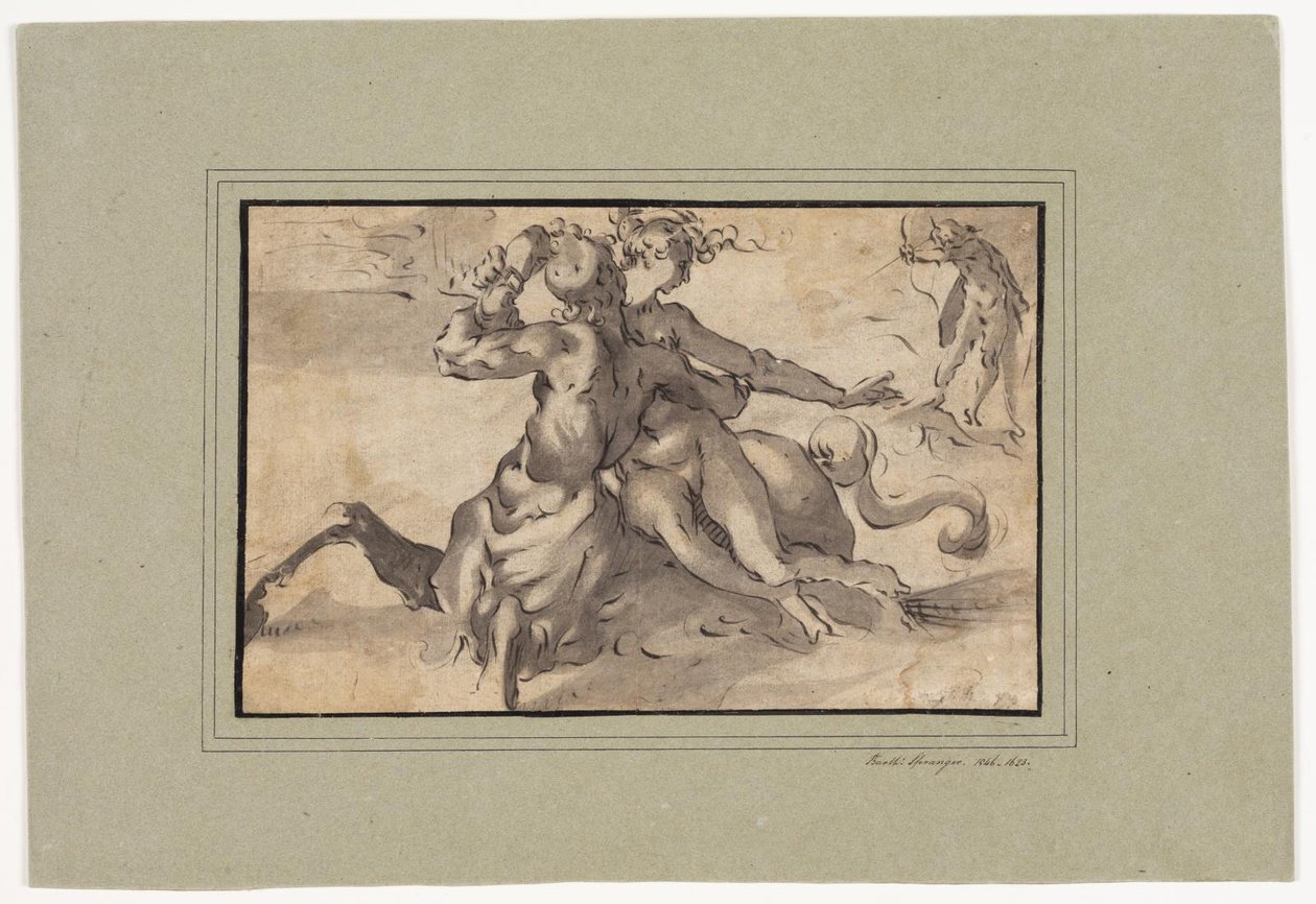 Herkules, Deianira und der Zentaur Nessus von Bartholomeus Spranger