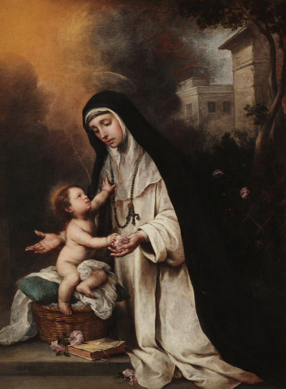 Heilige Rosa von Lima von Bartolomé Esteban Murillo