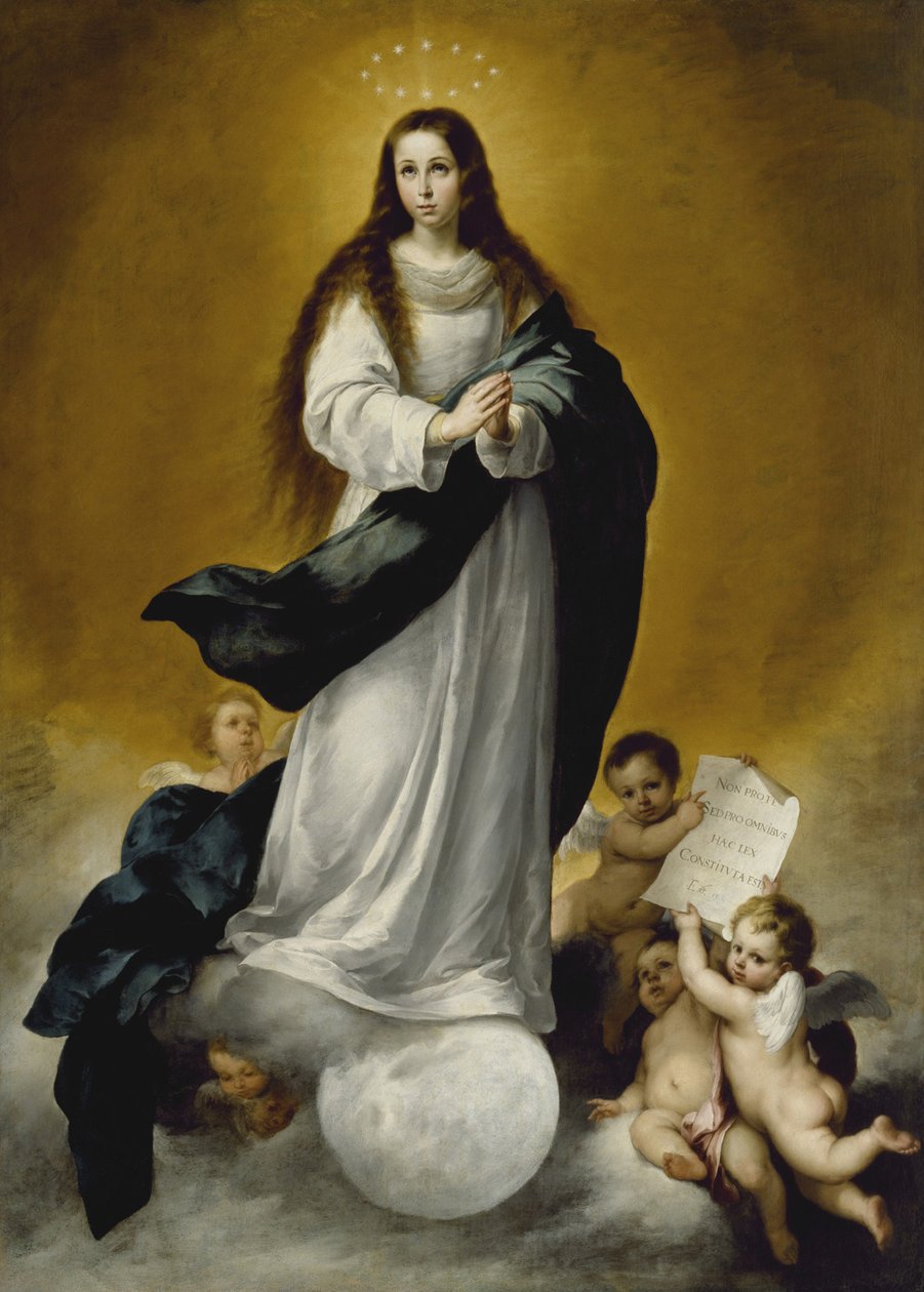 Die Jungfrau der Unbefleckten Empfängnis, um 1660 von Bartolomé Esteban Murillo