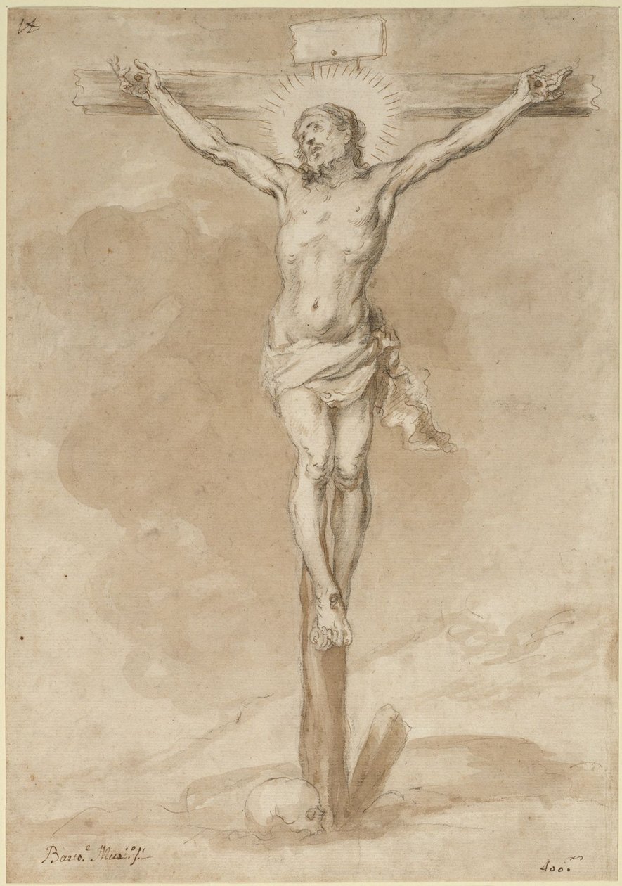 Christus am Kreuz von Bartolomé Esteban Murillo
