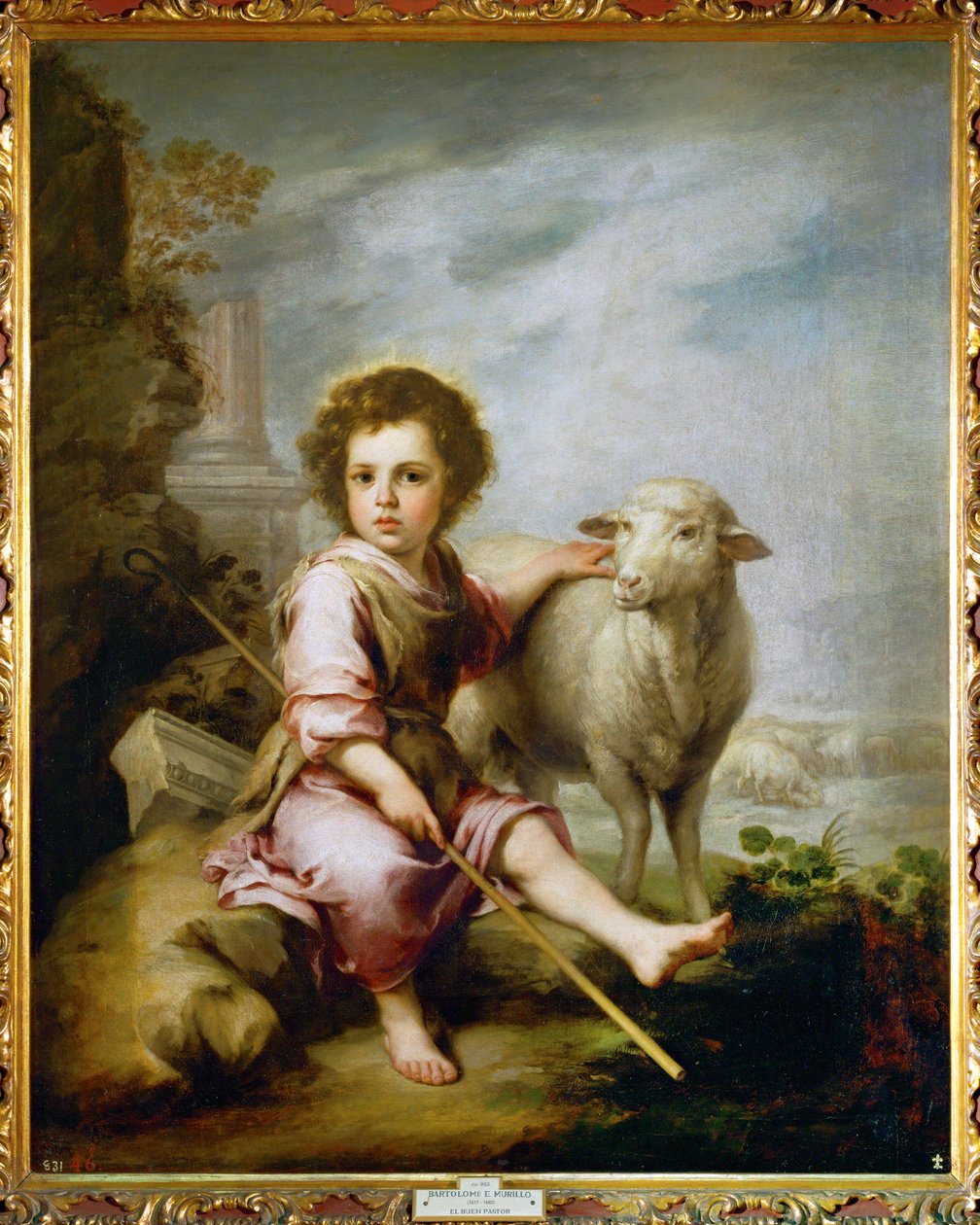 Der gute Hirte von Bartolome Esteban Murillo