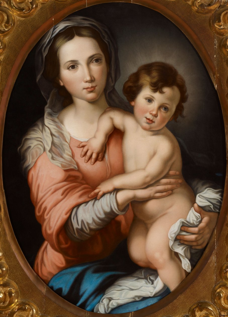 Jungfrau und Kind von Bartolomé Esteban Murillo