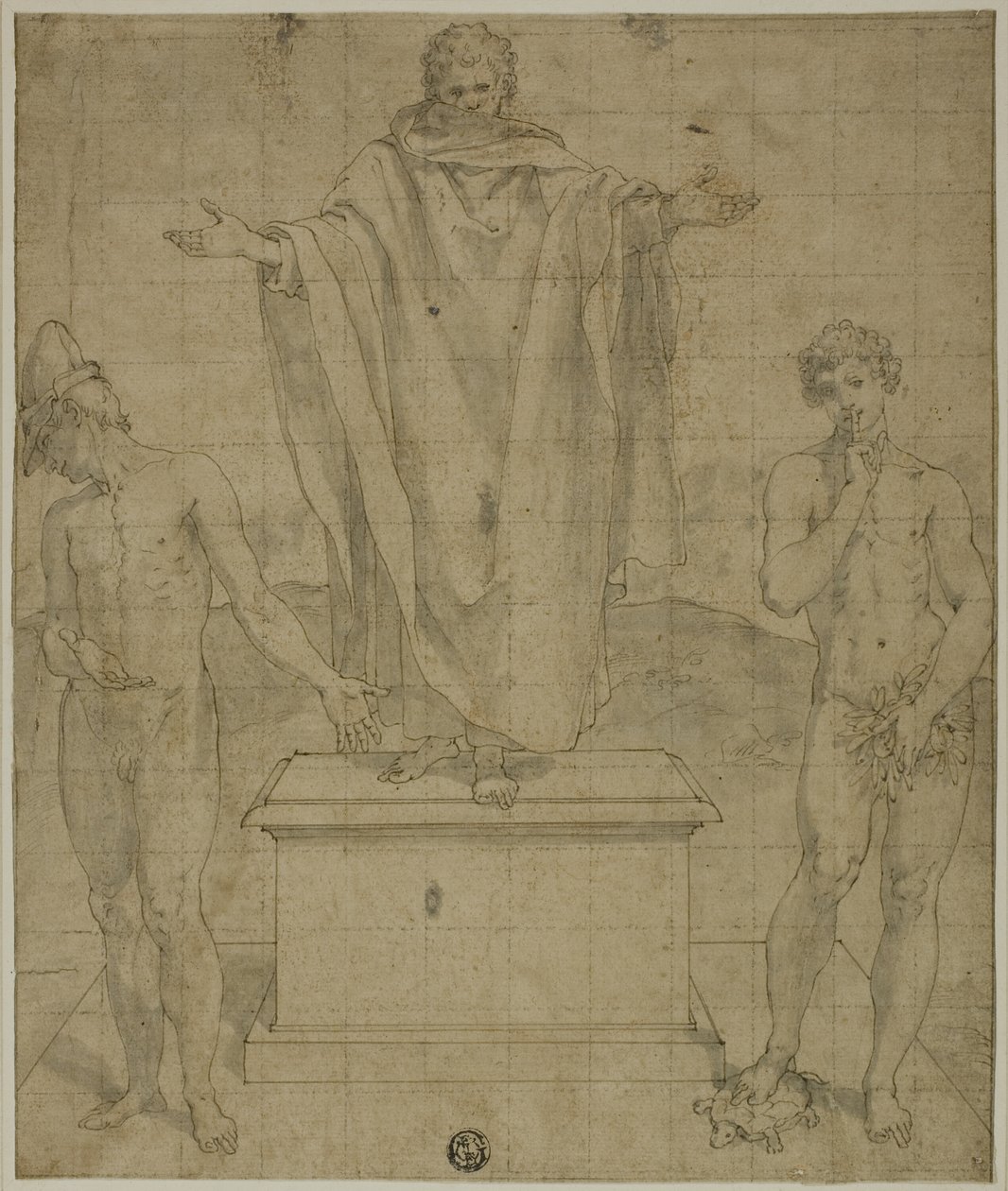 Studie für Allegorie des Glaubens und der Stille von Bartolomeo Cesi