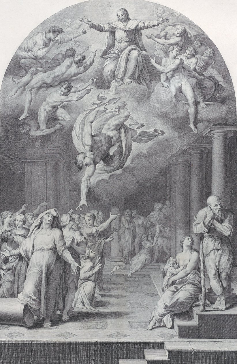 Tafel 40: die Trennung der Auserwählten von den Verworfenen von Bartolomeo Crivellari, Gabriel Söderling
