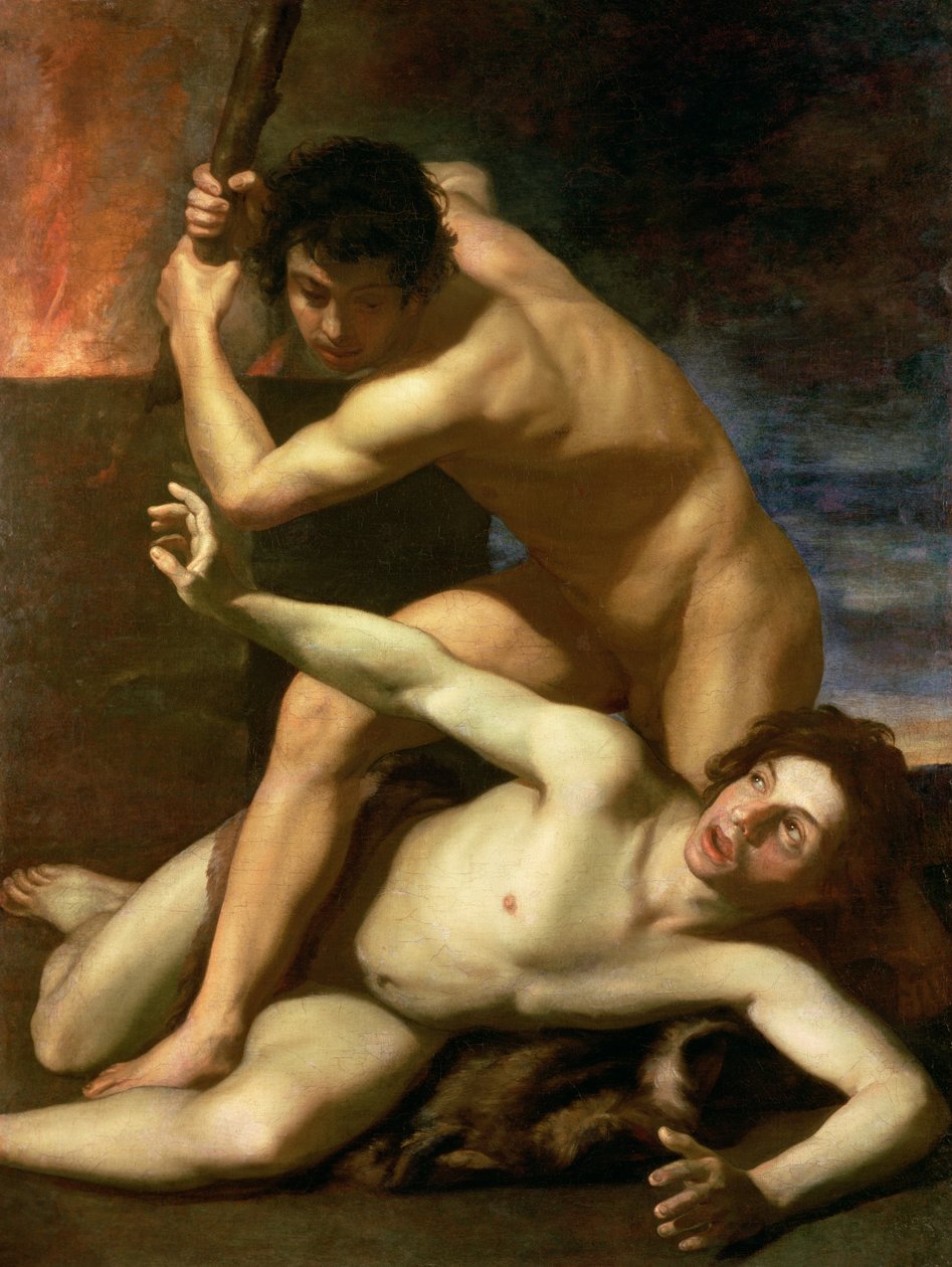 Kain ermordet Abel, ca. 1610 von Bartolomeo Manfredi