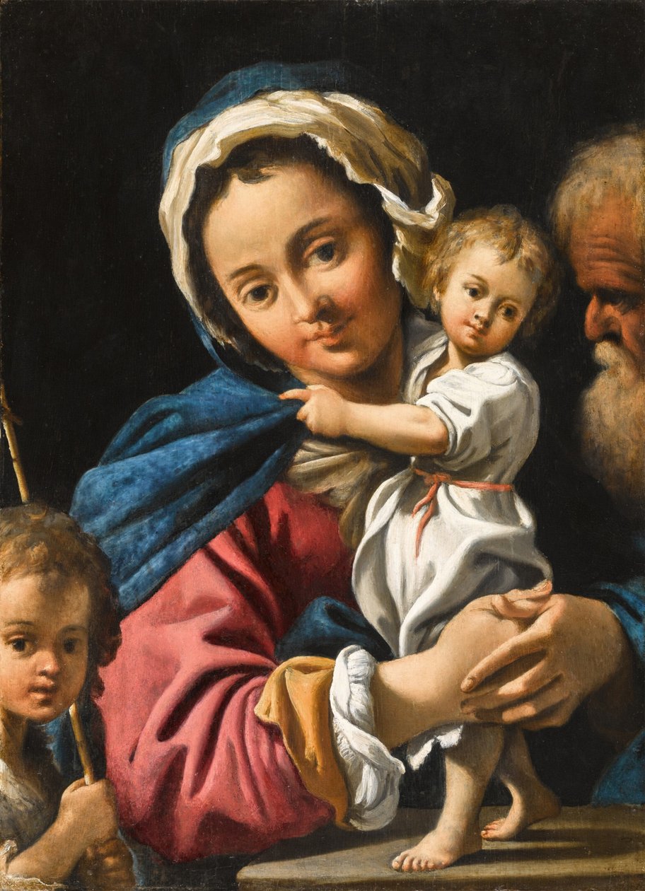 Die Heilige Familie mit dem kleinen Johannes dem Täufer von Bartolomeo Schedoni