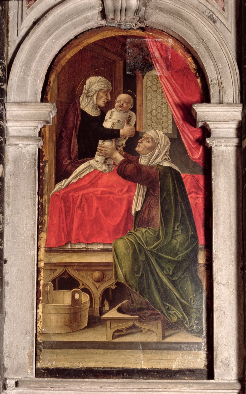 Triptychon der Madonna der Barmherzigkeit, 1473 von Bartolomeo Vivarini