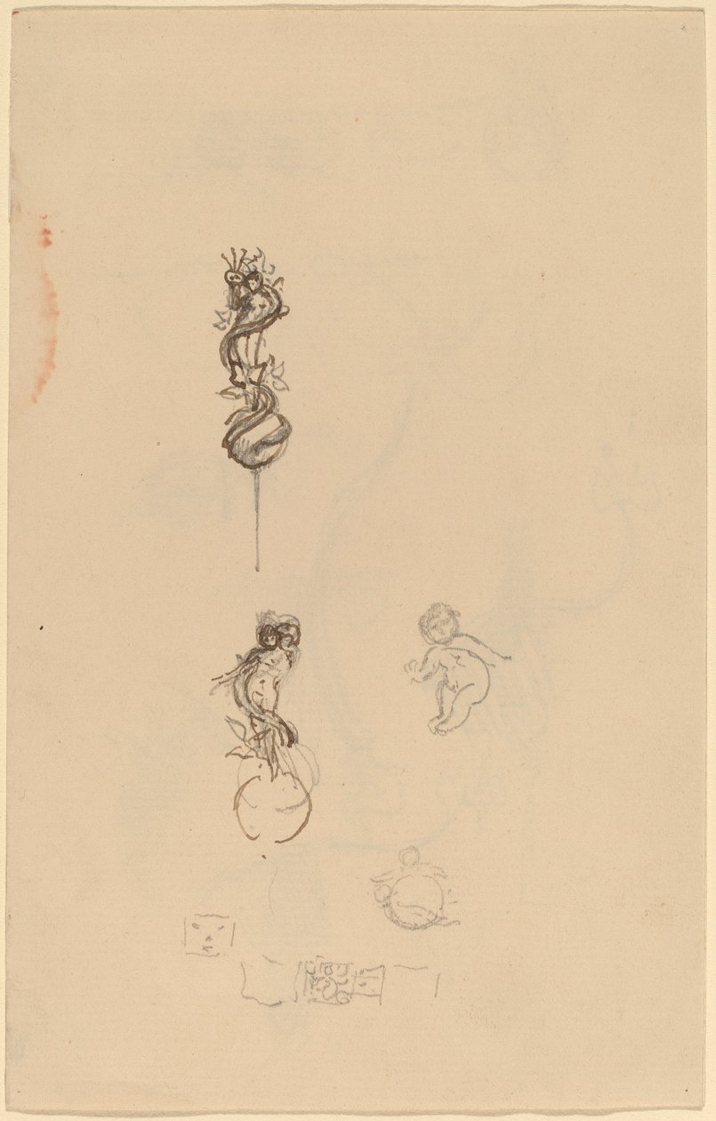 Studien für Schmuckdesigns von Beatrice Godwin Whistler