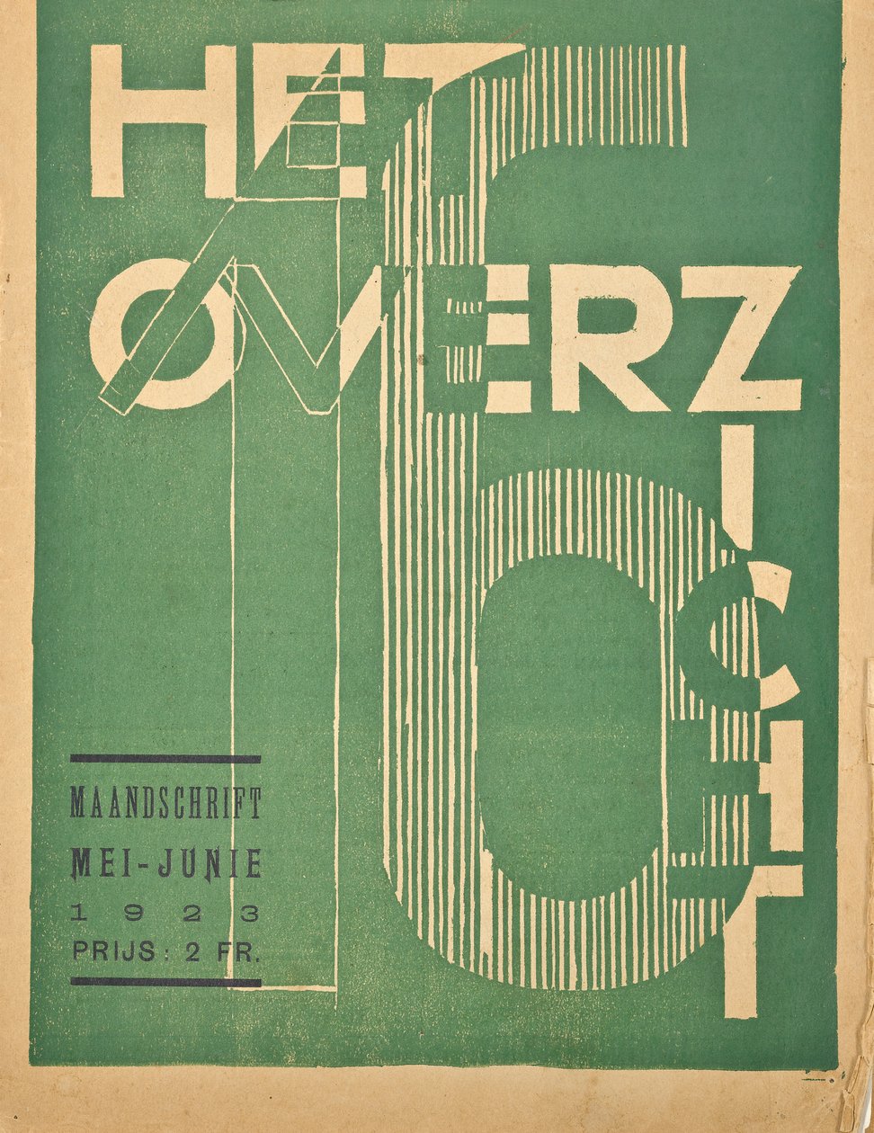 Titelblatt einer Ausgabe 1923 der Zeitschrift "Het Overzicht", 1923 von Belgian School