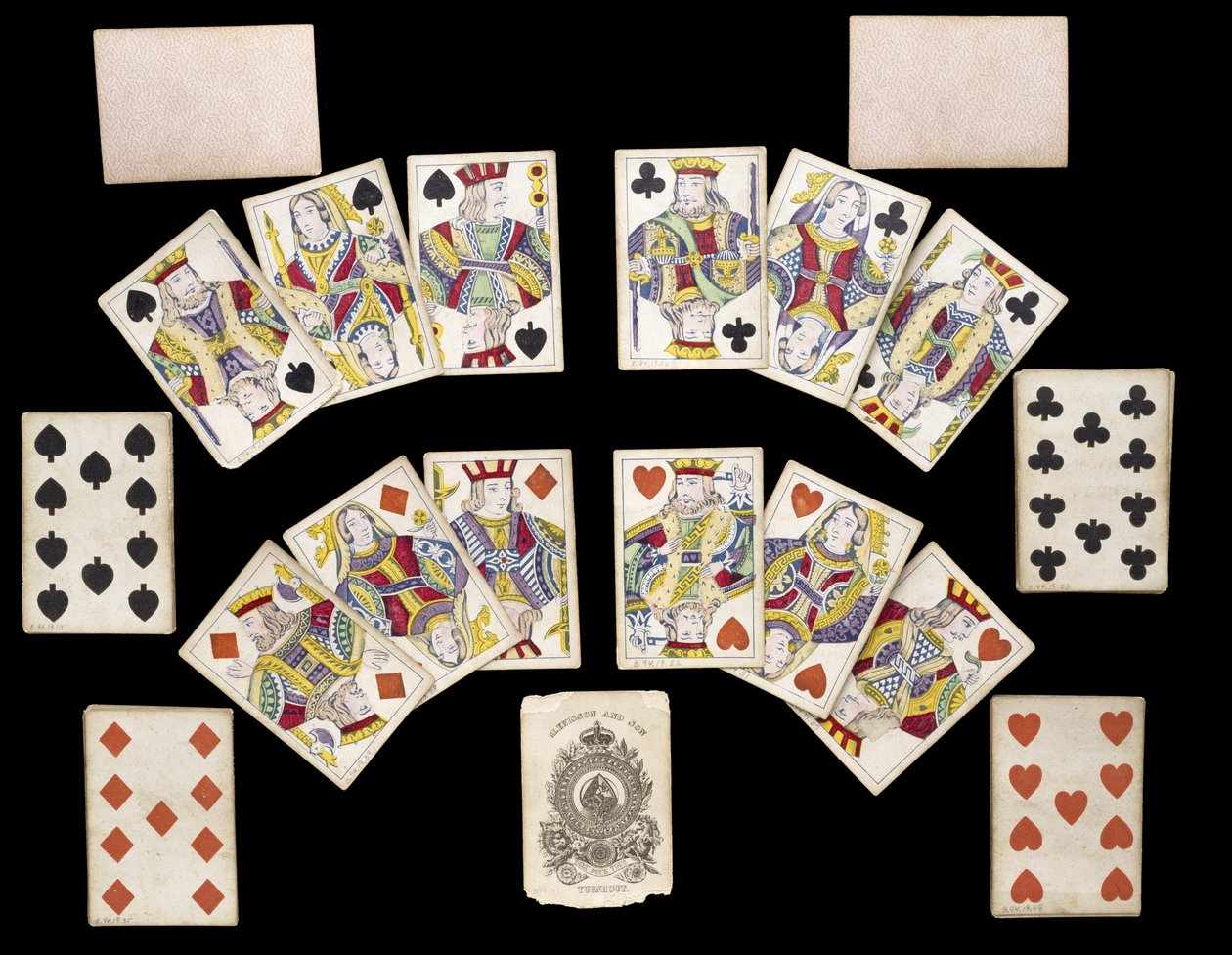 Kartenspiel, ca. 1835-1840 von Belgian School