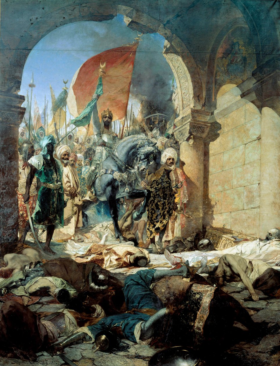 Einzug von Mahomet II. in Konstantinopel am 29. Mai von Benjamin Constant