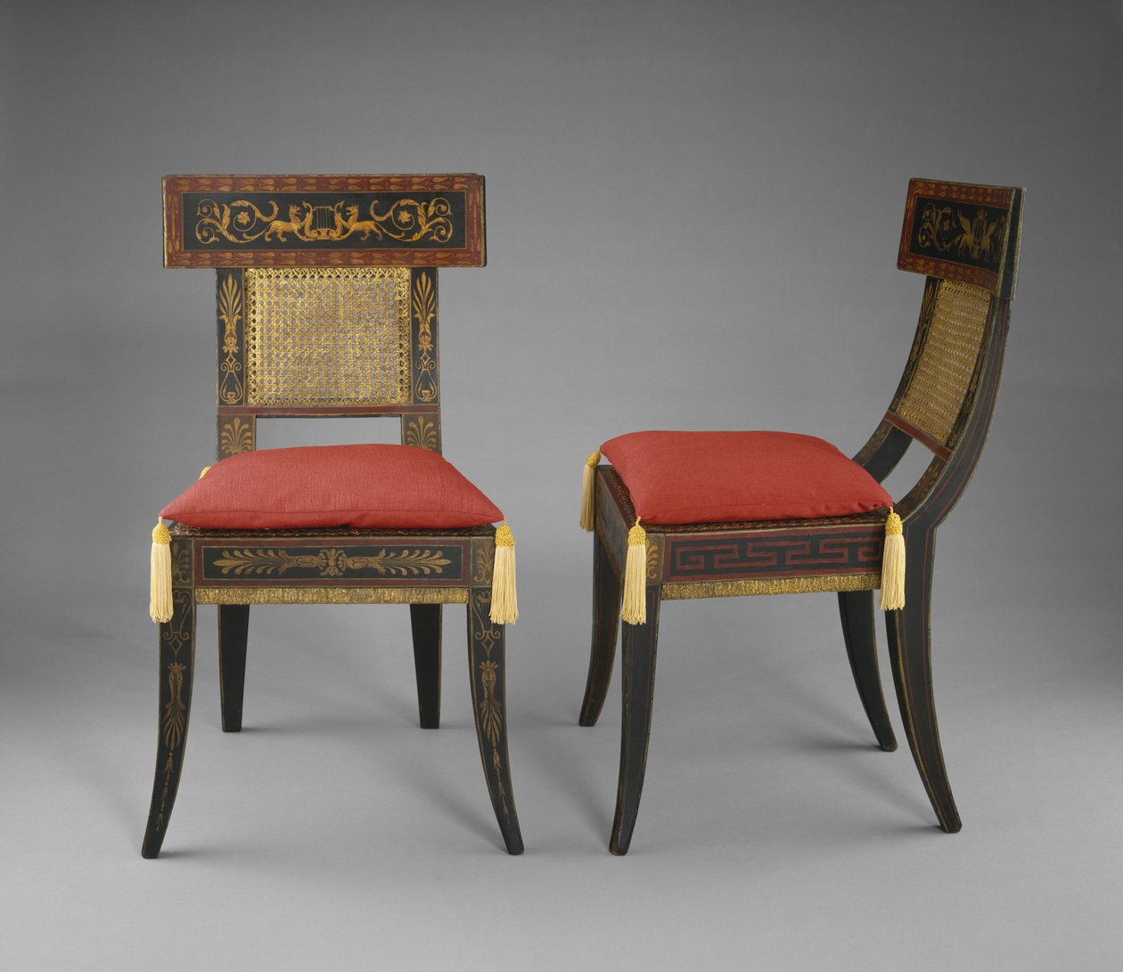 Paar Seitenstühle, ca. 1808 von Benjamin Henry Latrobe