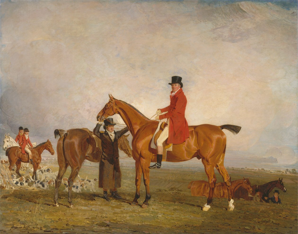 George, Marquess of Huntly (später fünfter Herzog von Gordon), auf Tiny von Benjamin Marshall