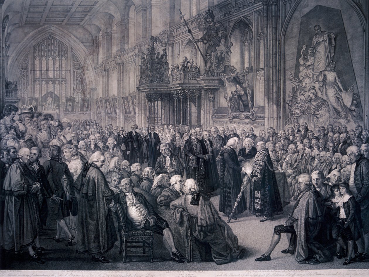 Einweihung von Lord Mayor Nathaniel Newnham, London, 1801 von Benjamin Smith