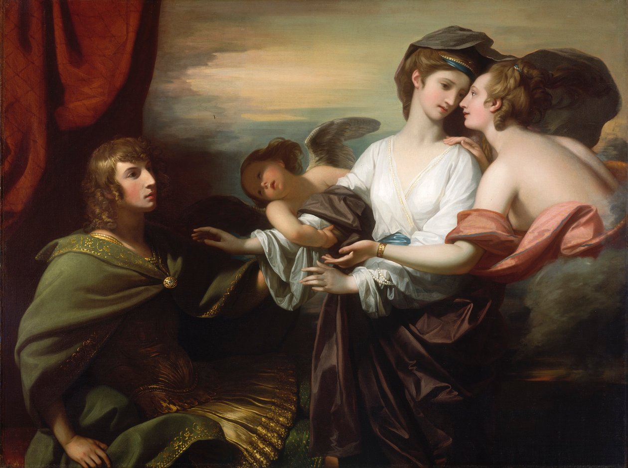 Helena wird nach Paris gebracht von Benjamin West