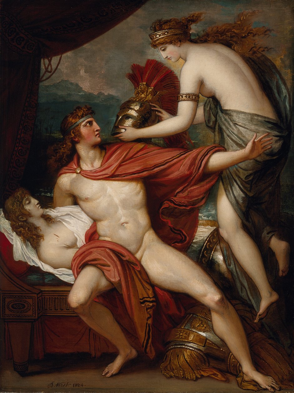 Thetis bringt Achilles die Rüstung von Benjamin West