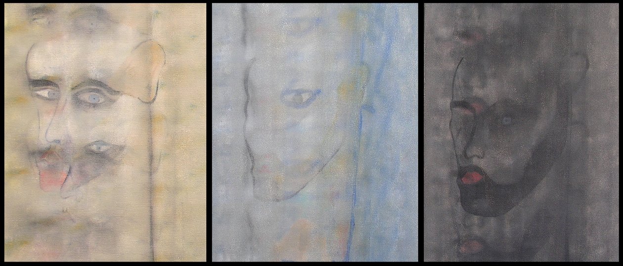 Dreifaches Selbstporträt, 2000 von Benoit Erwann Boucherot