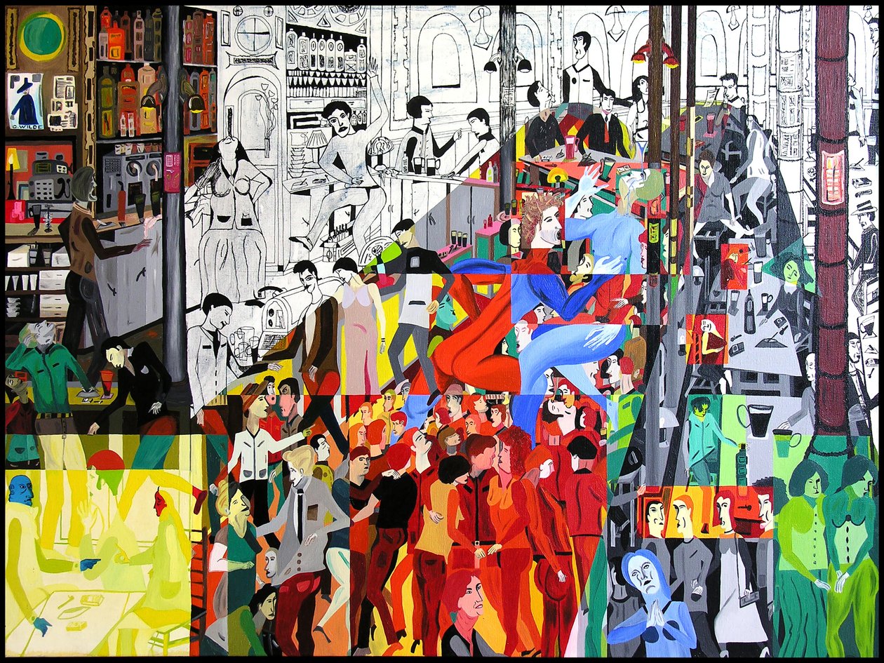 Schwarzes Loch im braunen Café, 2000 von Benoit Erwann Boucherot