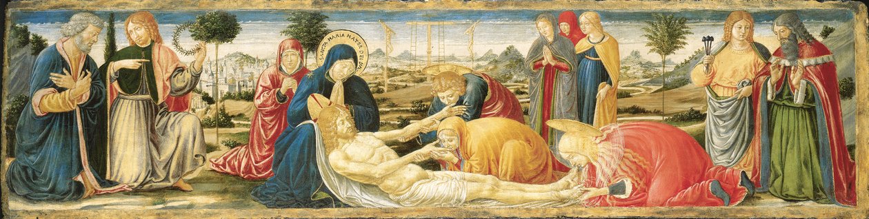 Die Beweinung Christi von Benozzo di Lese di Sandro Gozzoli