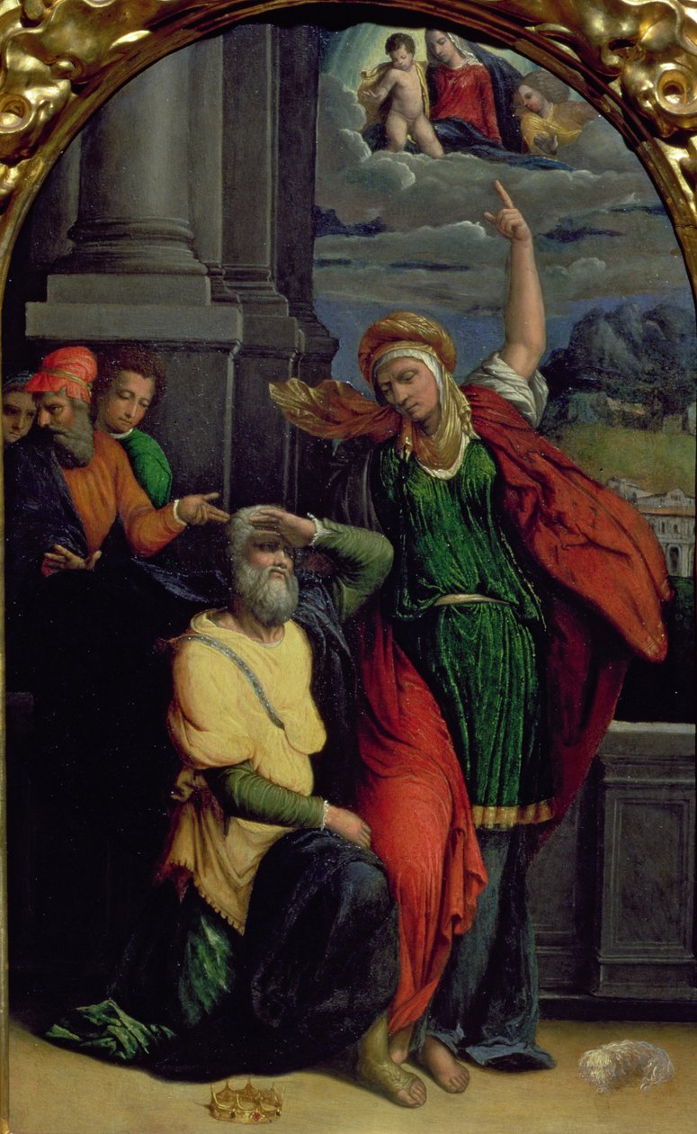 Augustus und die Tiburtinische Sibylle von Benvenuto Tisi da Garofalo