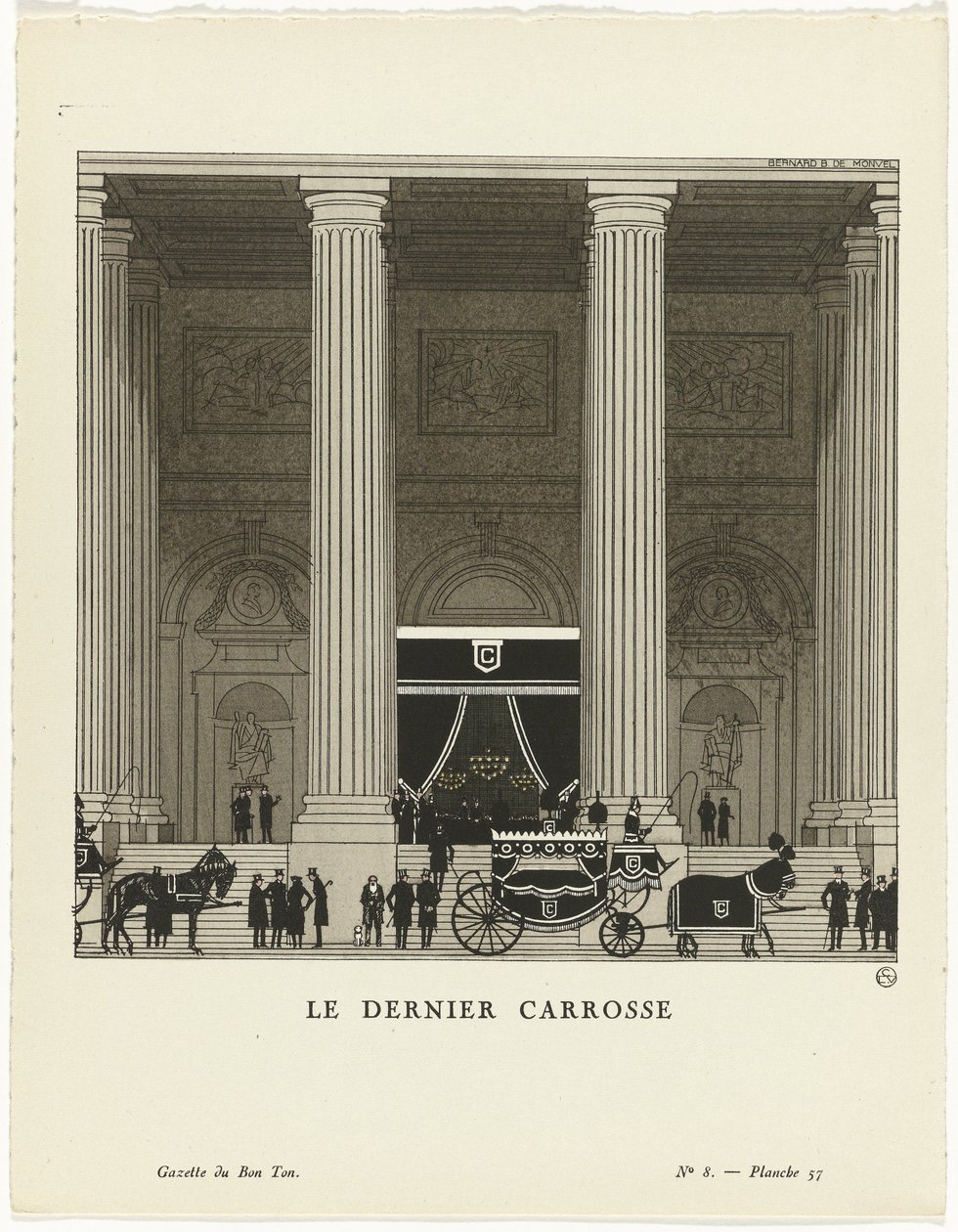 Gazette du Bon Ton von Bernard Boutet de Monvel