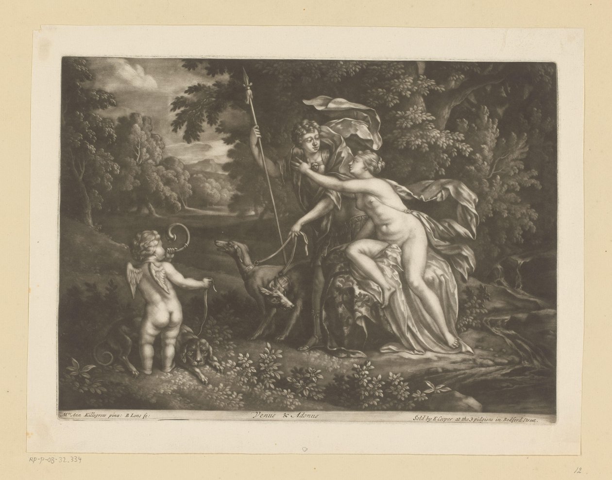 Venus und Adonis von Bernard Lens (I)