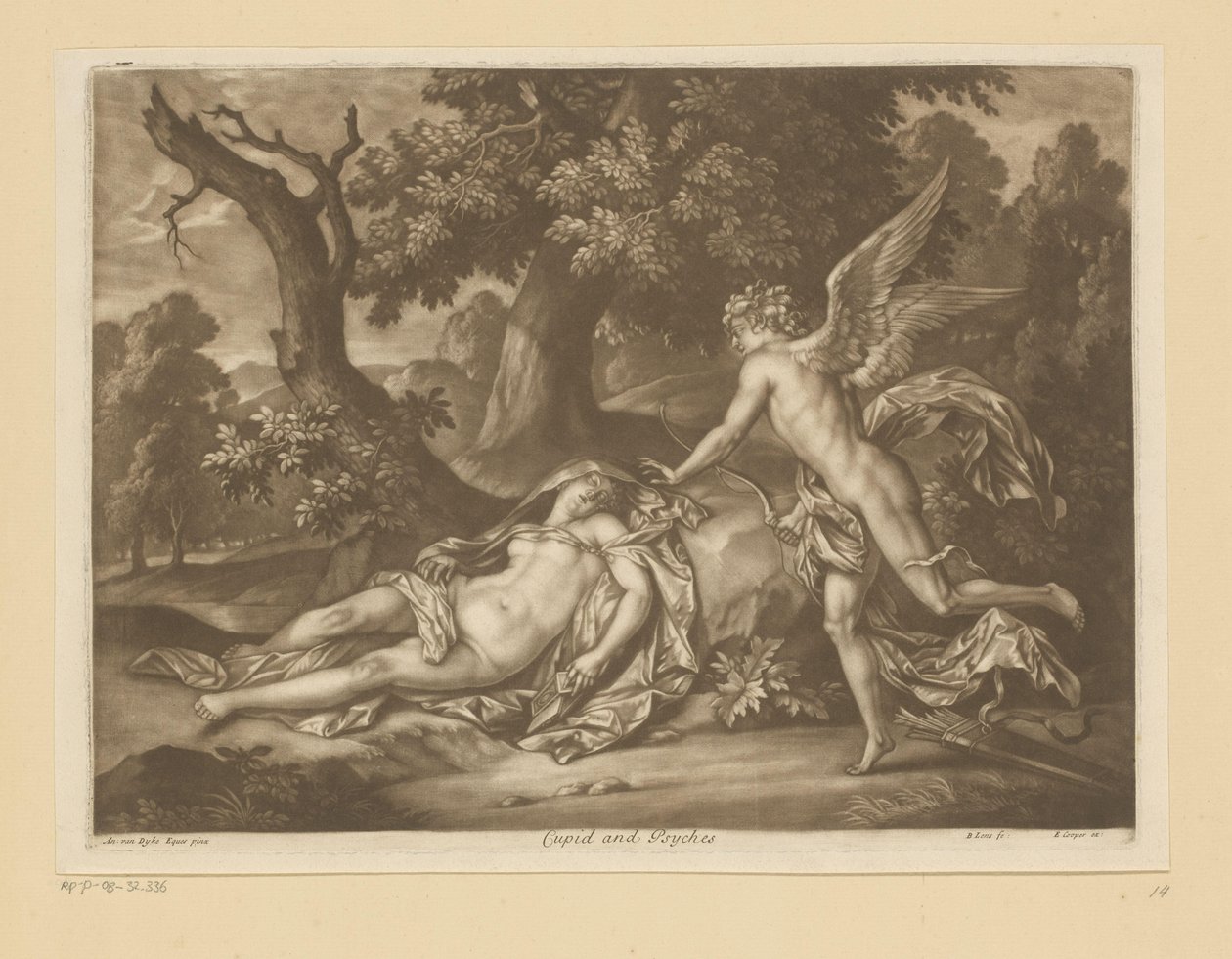 Cupido und Psyche von Bernard Lens (II)
