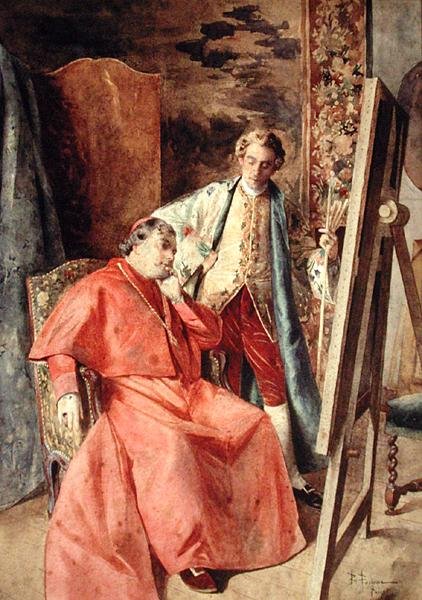 Maler und Prälat von Bernard Louis Borione