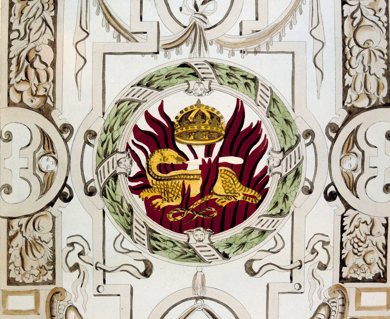 Salamander (Abzeichen von Franz I.) von Bernard Palissy von Bernard Palissy