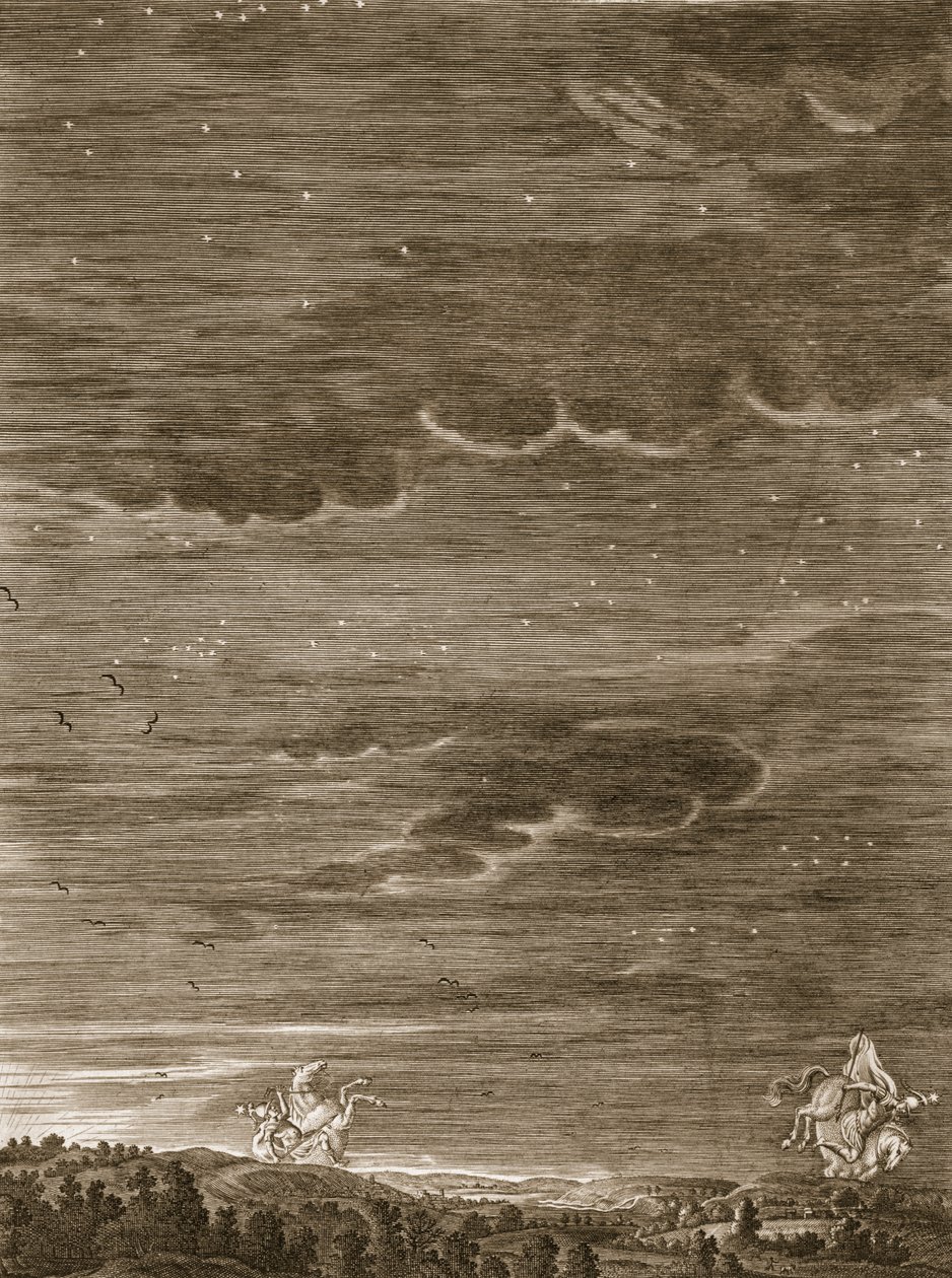 Kastor und Pollux, 1731 von Bernard Picart