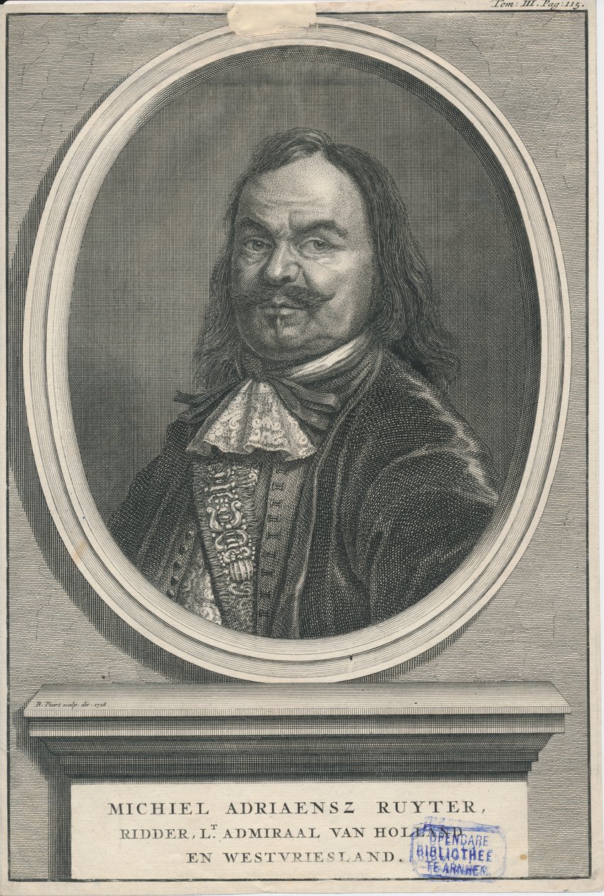 Michiel de Ruyter 1607-1676 Erfgoedcentrum Rozet 300 191 d 2 A-51 von Bernard Picart