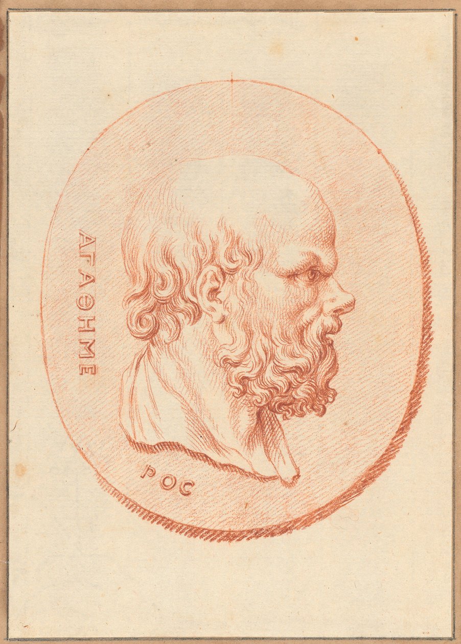 Eines von sechs Kameen mit mythologischen und klassischen Motiven von Bernard Picart
