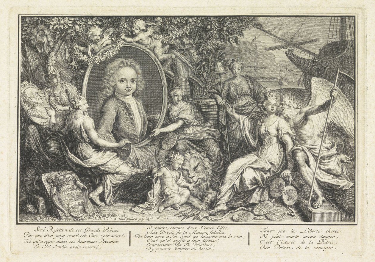 Porträt von Wilhelm IV., Prinz von Oranien-Nassau von Bernard Picart