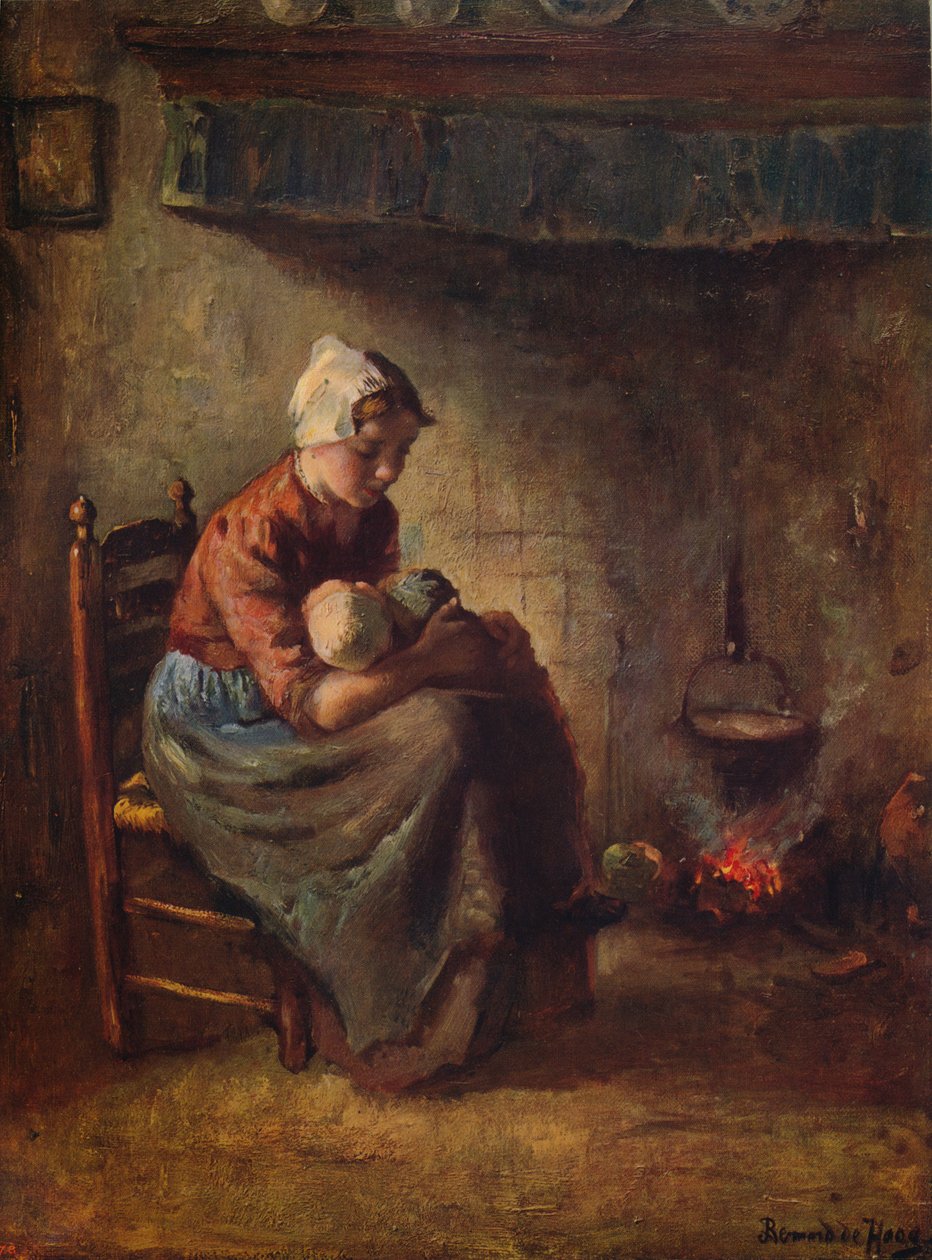 Eine Hüttchen-Madonna, um 1915 von Bernard de Hoog