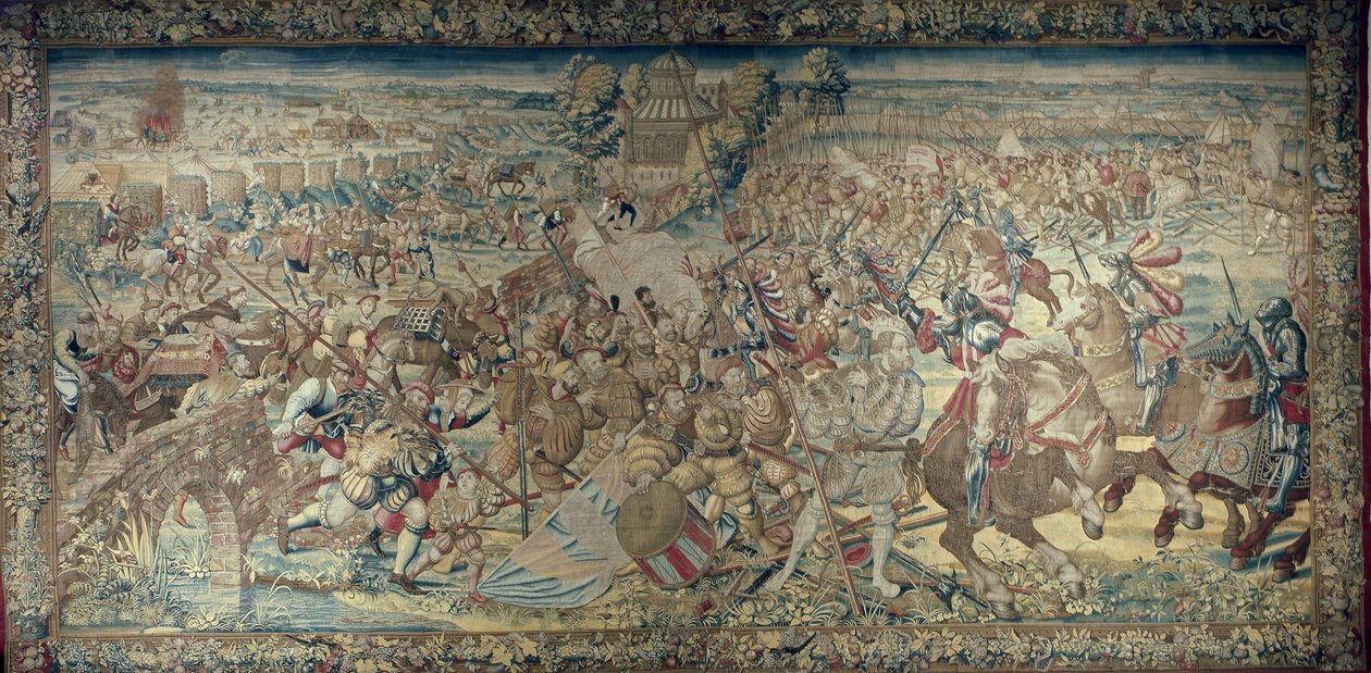 Episode der Schlacht von Pavia (1525) von Bernard van Orley