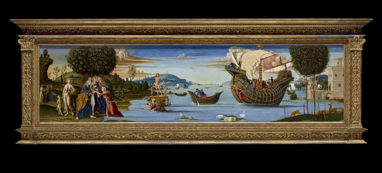 Die Geliebte von Enalus, Poseidon geopfert und verschont, ca. 1512 von Bernardino Fungai