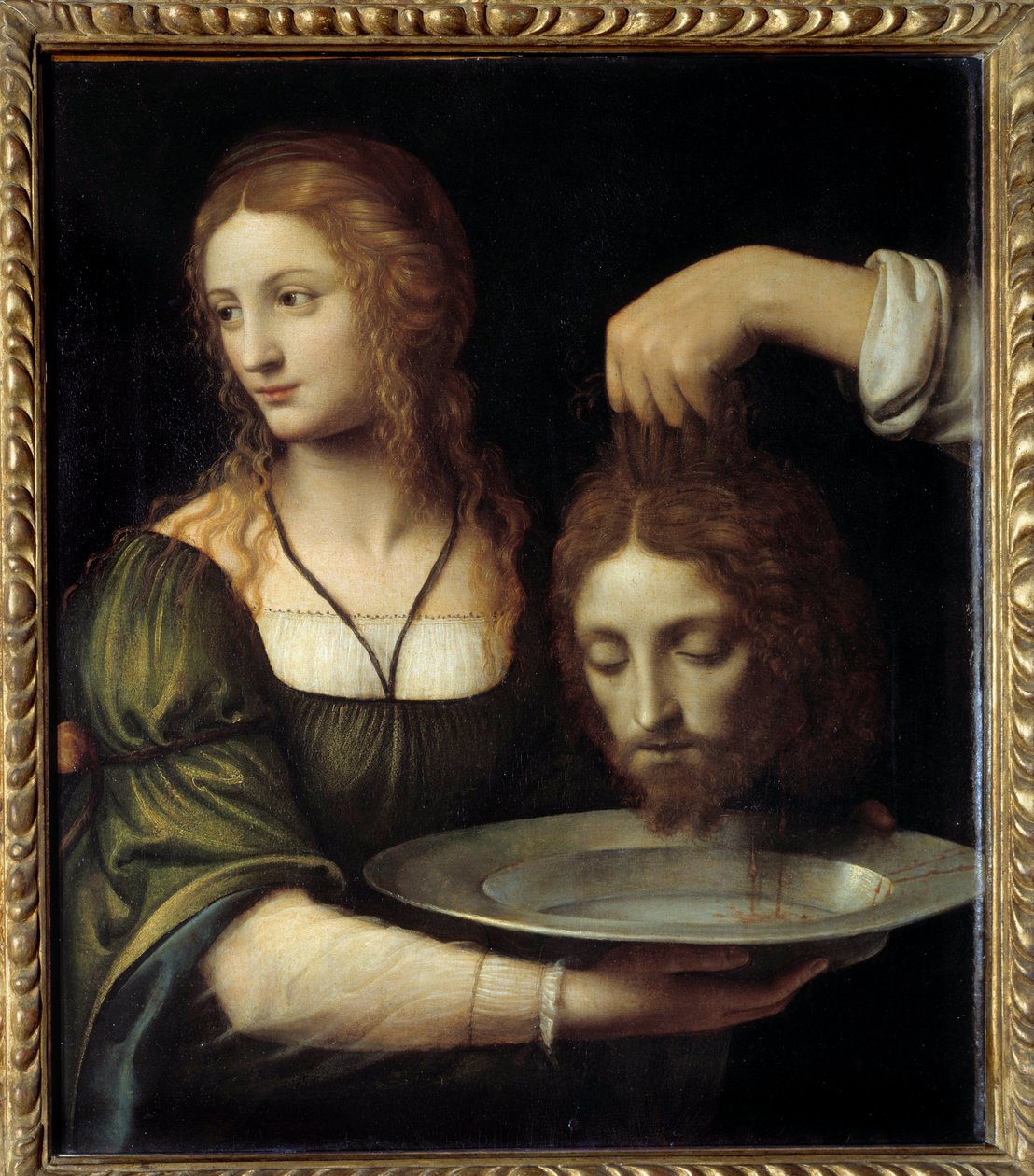 Salome erhält den Kopf von Johannes dem Täufer von Bernardino Luini