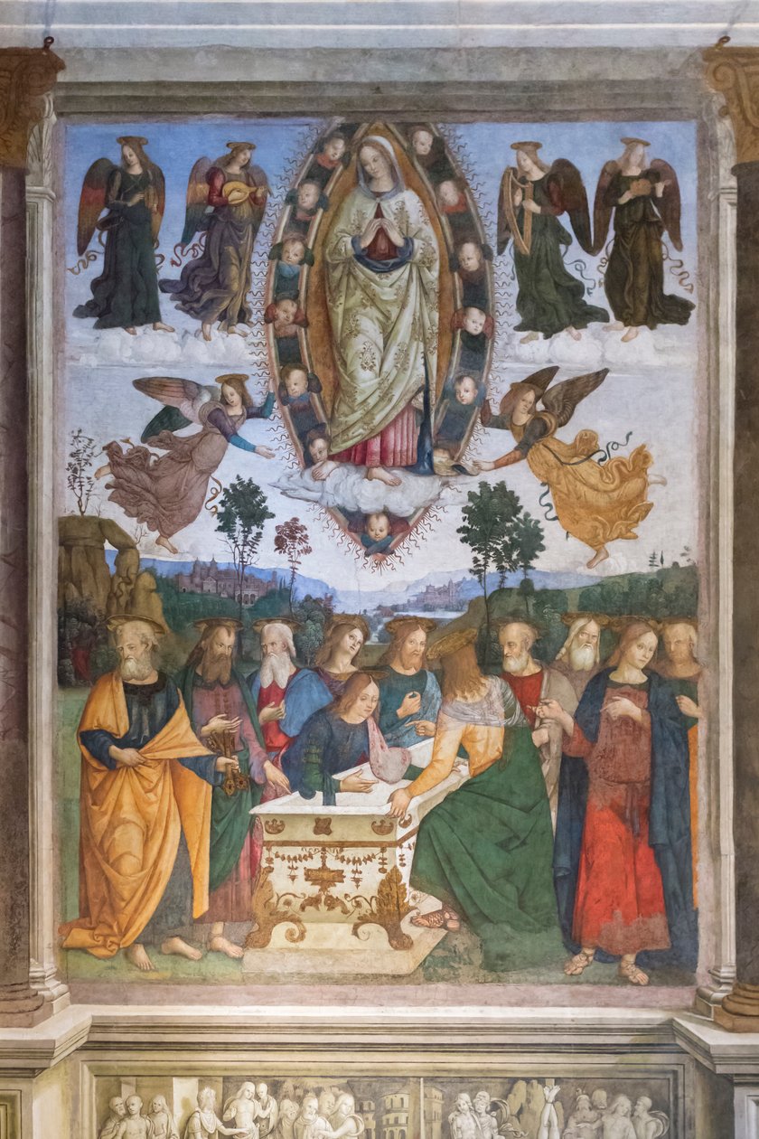 Mariä Himmelfahrt von Bernardino di Betto (& studio) Pinturicchio