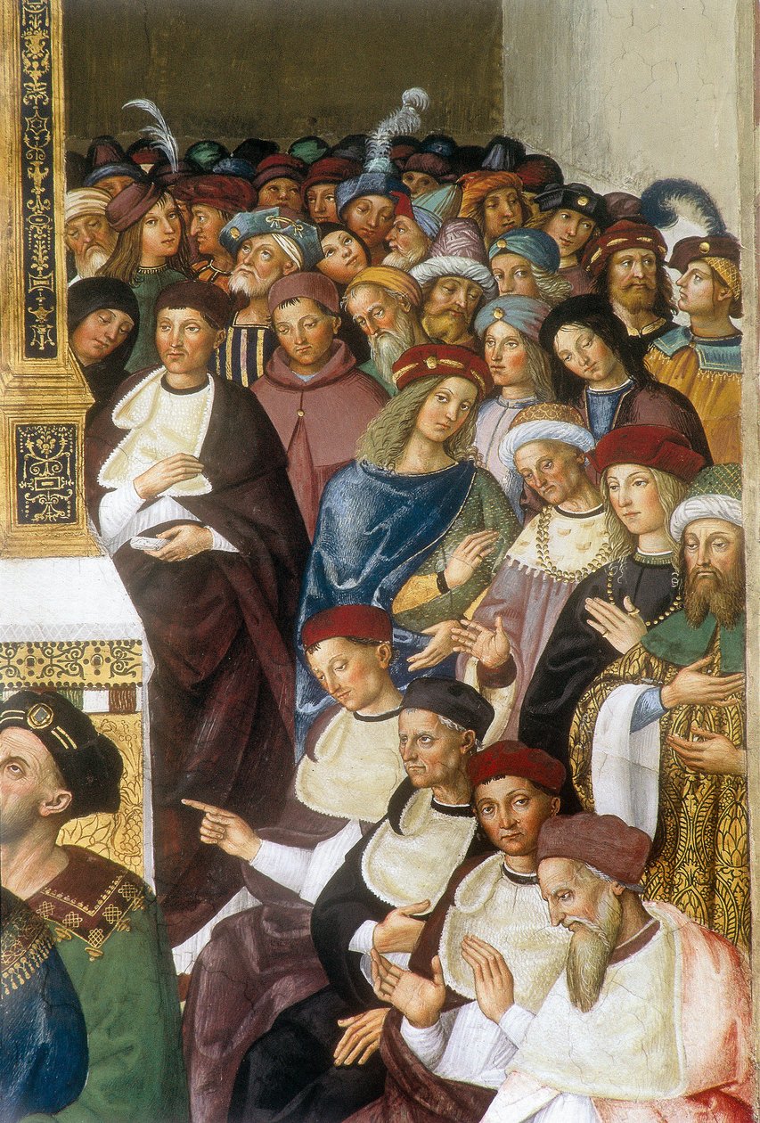 Leben von Papst Pius II (Enea Silvio Piccolomini) von Bernardino di Betto Pinturicchio
