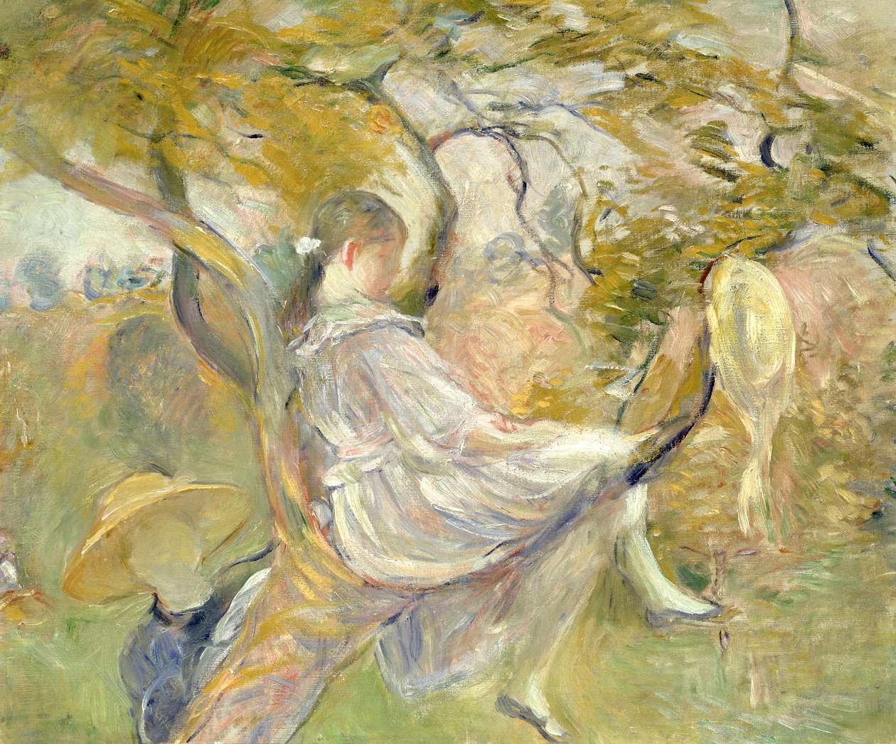 Im Apfelbaum von Berthe Morisot