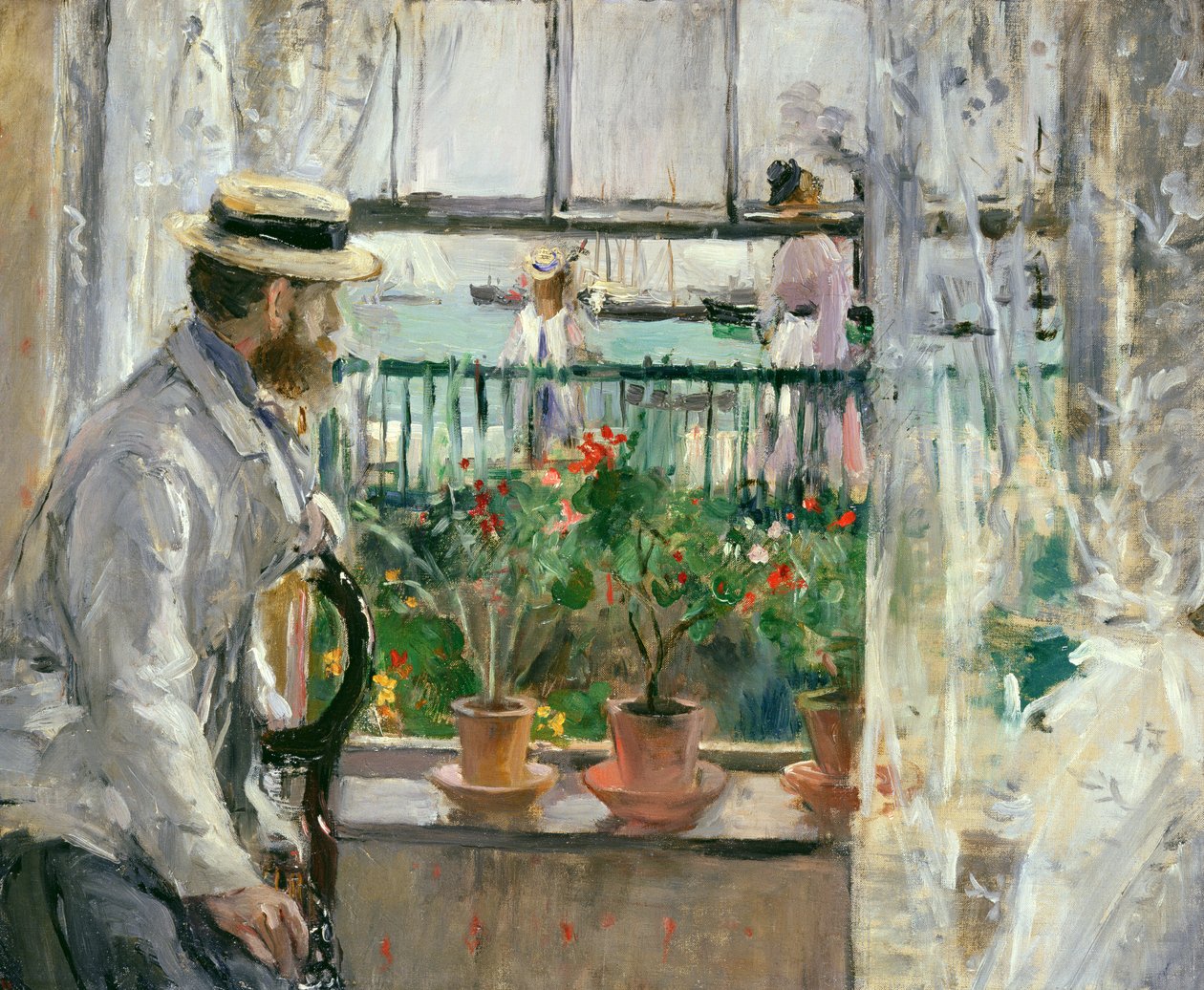 Eugene Manet auf der Isle of Wight von Berthe Morisot