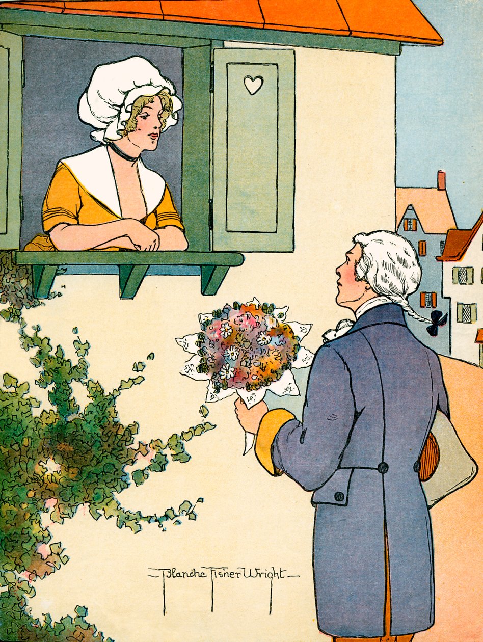 Junger Roger und Dolly, von Blanche Fisher Wright von Blanche Fisher Wright