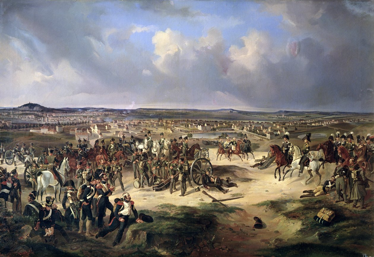 Die Schlacht von Paris am 17. März 1814, 1834 von Bogdan Willewalde