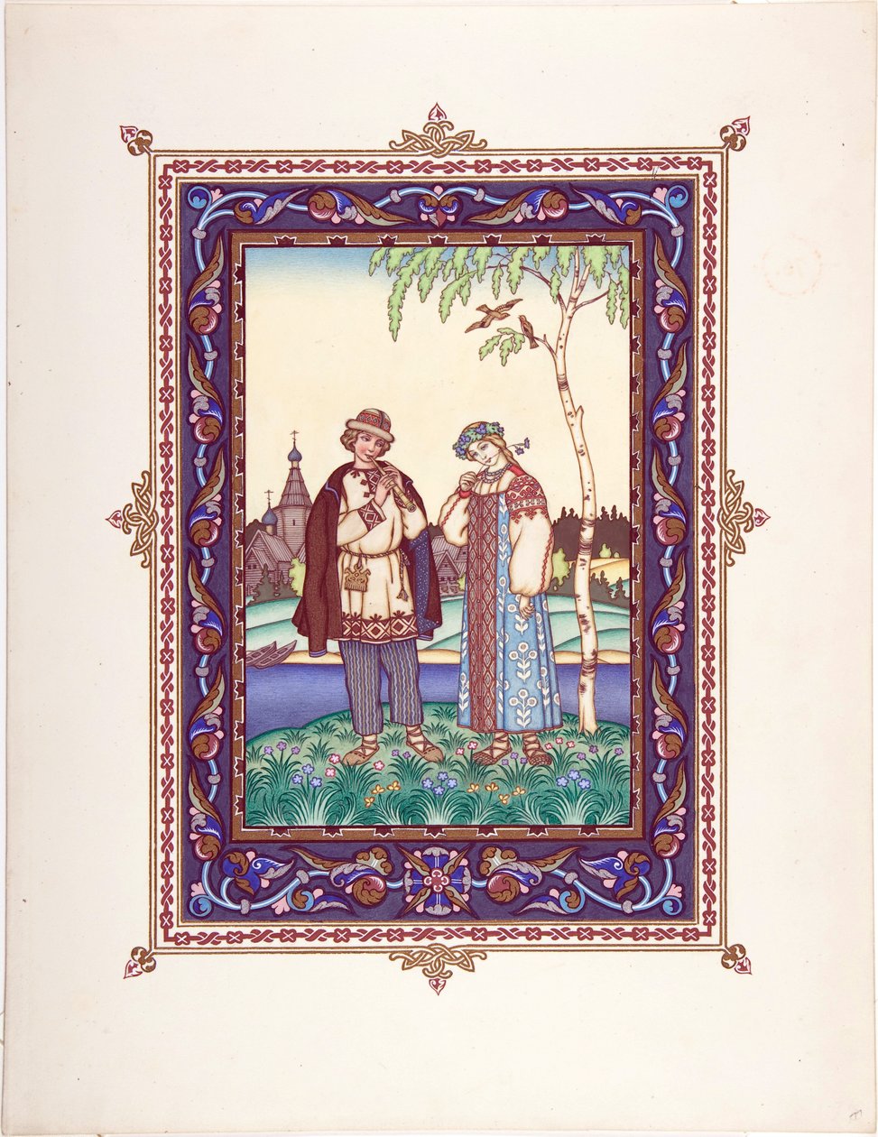 Snegurotschka - Illustration zum Märchen Snegurochka von Boris Vasilievich Zvorykin