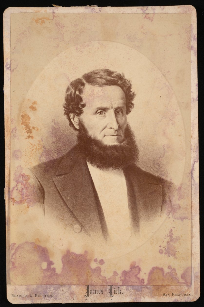 Porträt von James Lick 1796-1876, vor 1876 von Bradley and Rulofson
