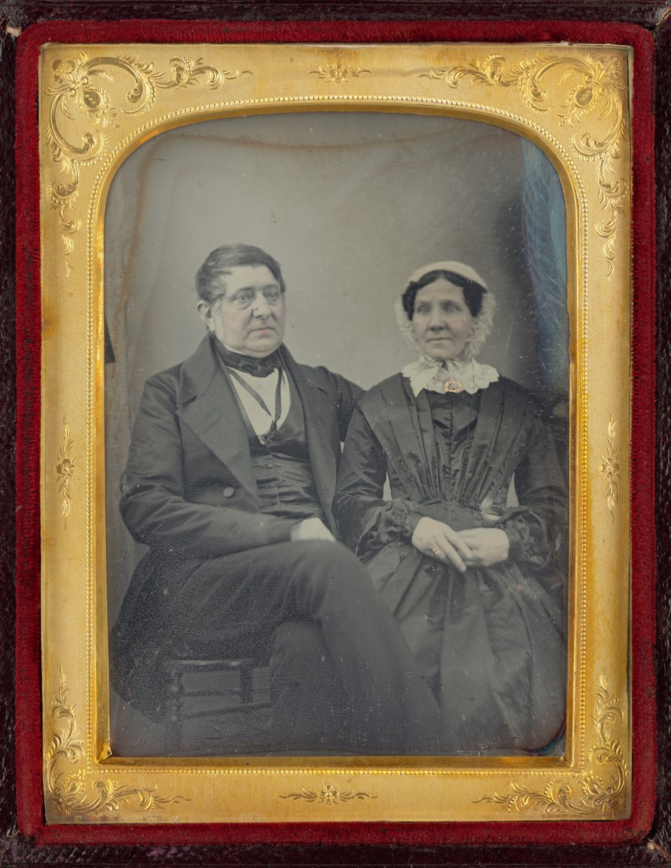 Porträt eines Mannes und einer Frau von British Photographer